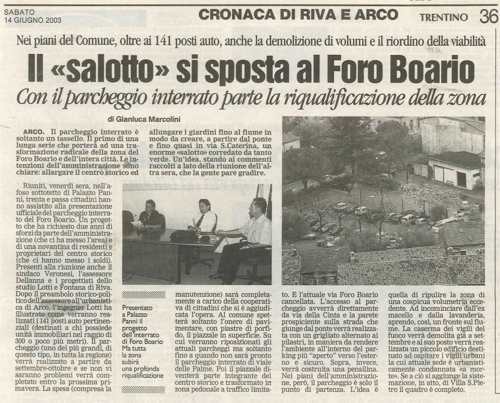 Il «salotto» si sposta al Foro Boario