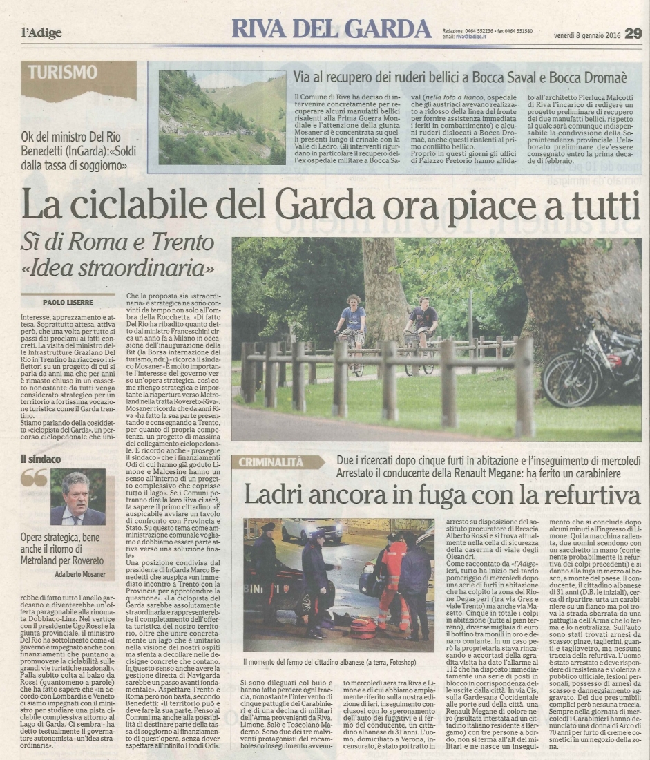 La ciclabile del Garda, ora piace a tutti