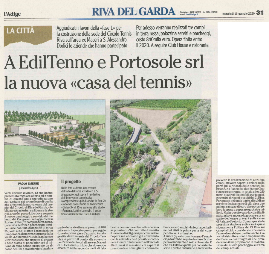 A Ediltenno e Portosole srl la nuova 