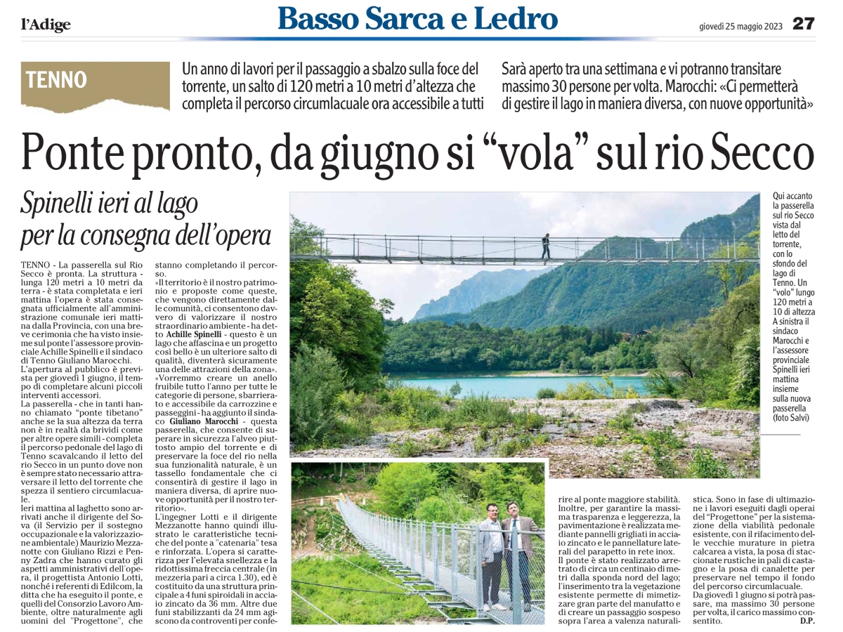 Ponte pronto, da giugno si 