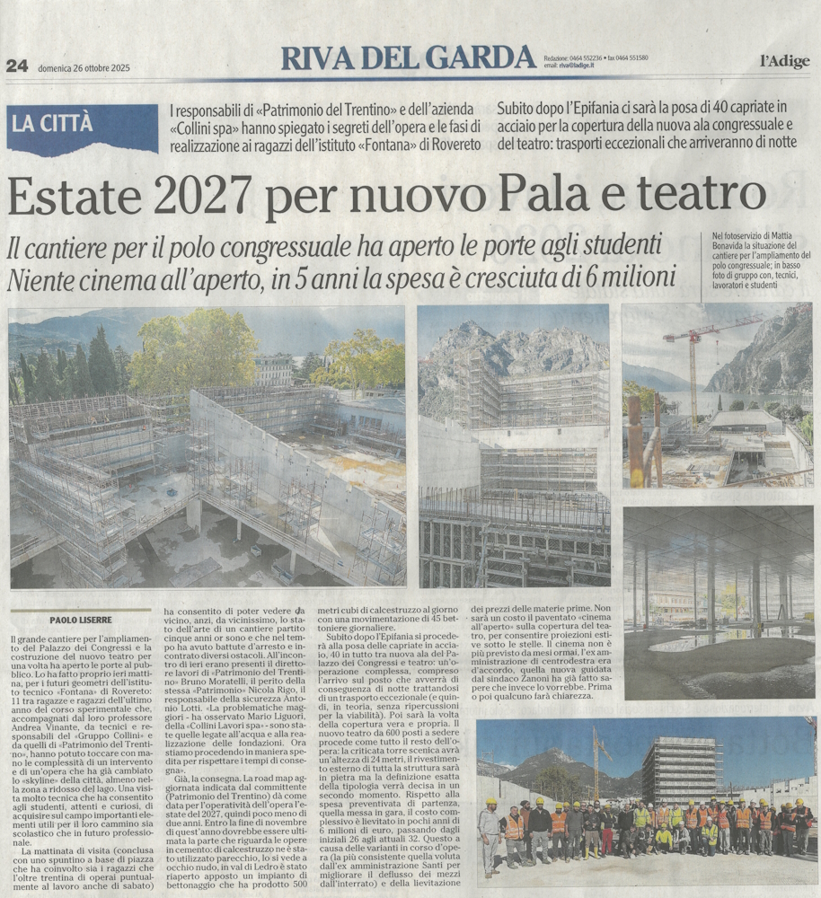 Estate 2027 per nuovo Pala e teatro