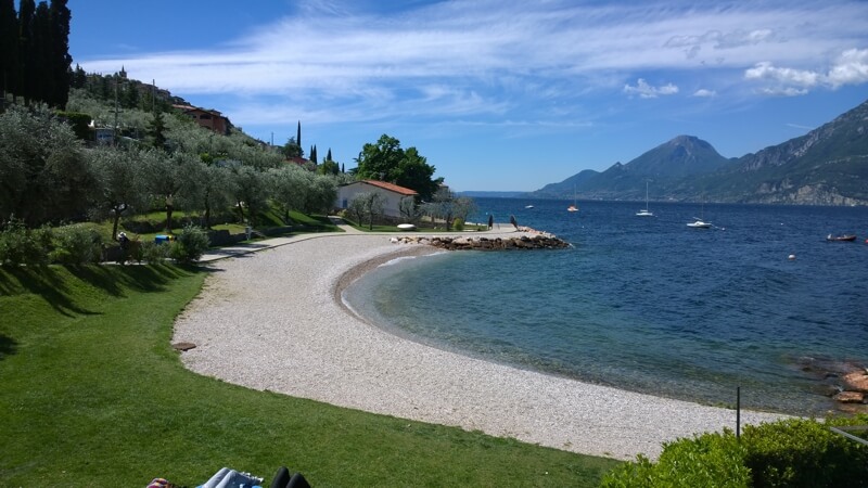 Dopo l'intervento Lungolago Brenzone sul Garda dopo