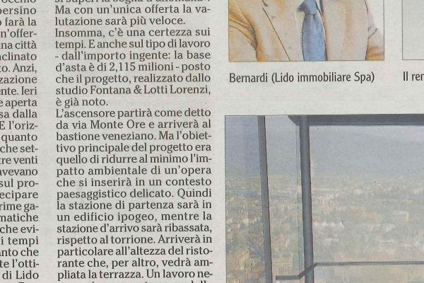 Ascensore al Bastione, un'offerta
