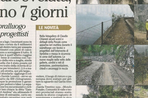 La Ponale svelata, mancano 7 giorni