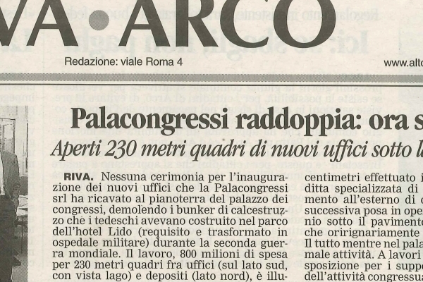 Palacongressi raddoppia: ora si respira