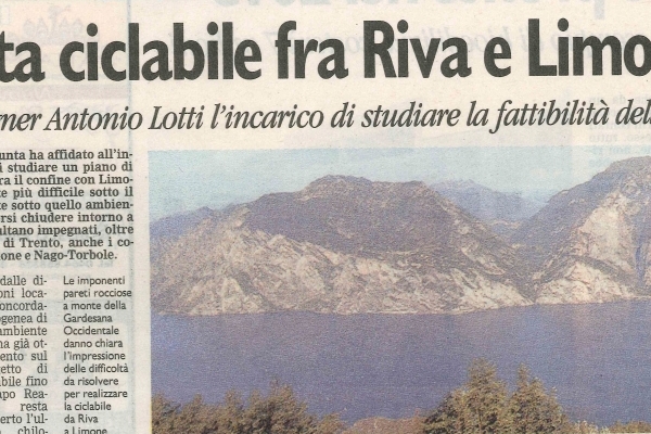Pista ciclabile fra Riva e Limone