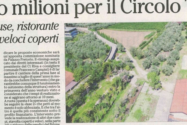 Quattro milioni per il Circolo Tennis